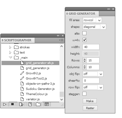 Scriptographer.org - Grid Generator